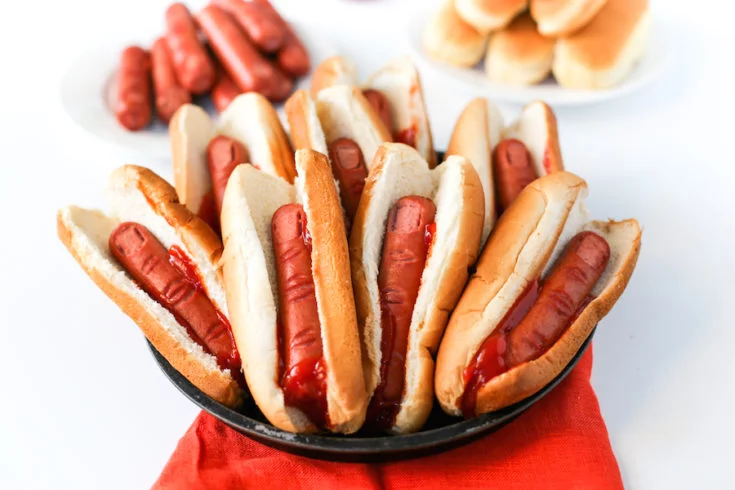 Bloody Finger Hot Dogs