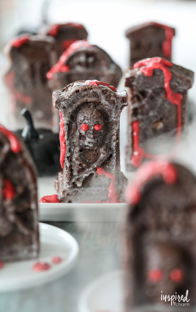 Chocolate Tombstone Snack Cakes