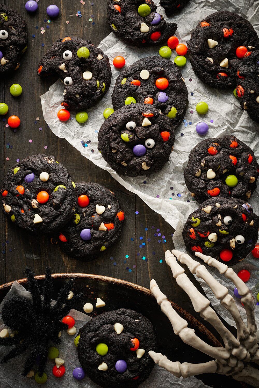 Double Chocolate Halloween Cookies