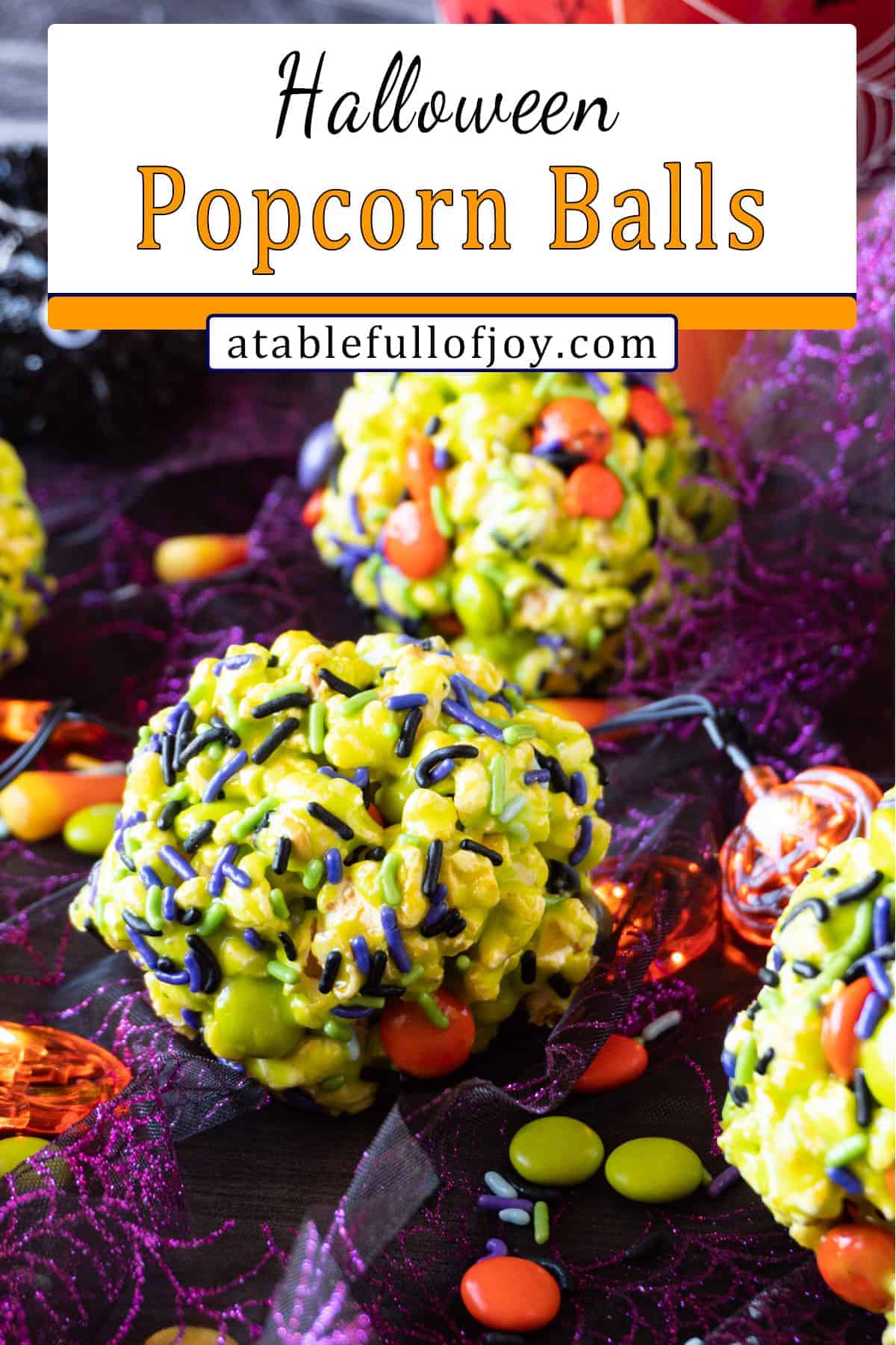 Halloween Popcorn Balls