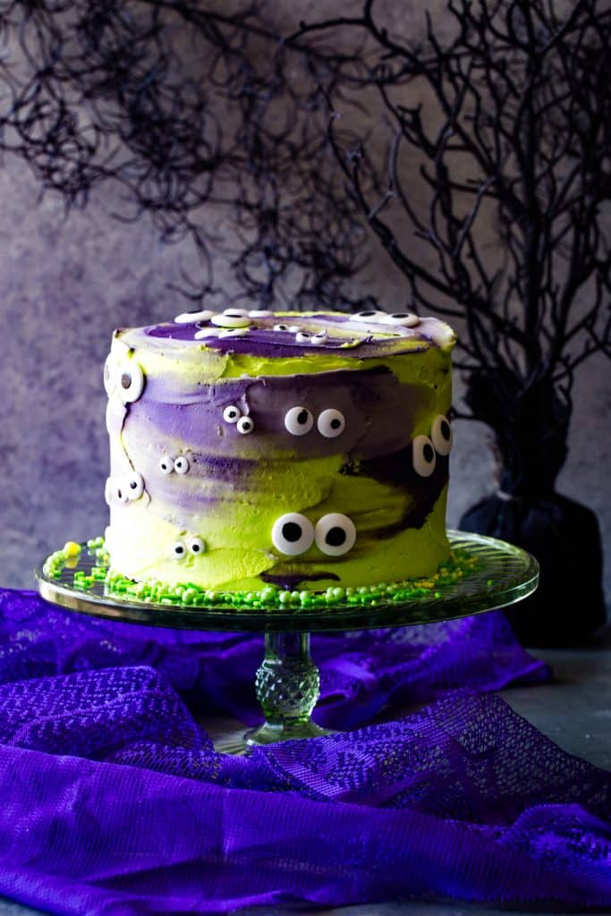 Monster Halloween Cake