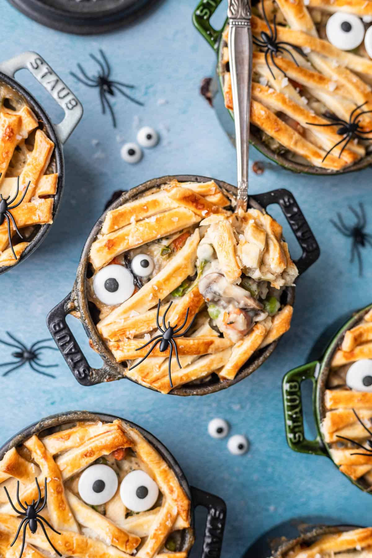 Mummy Chicken Pot Pies