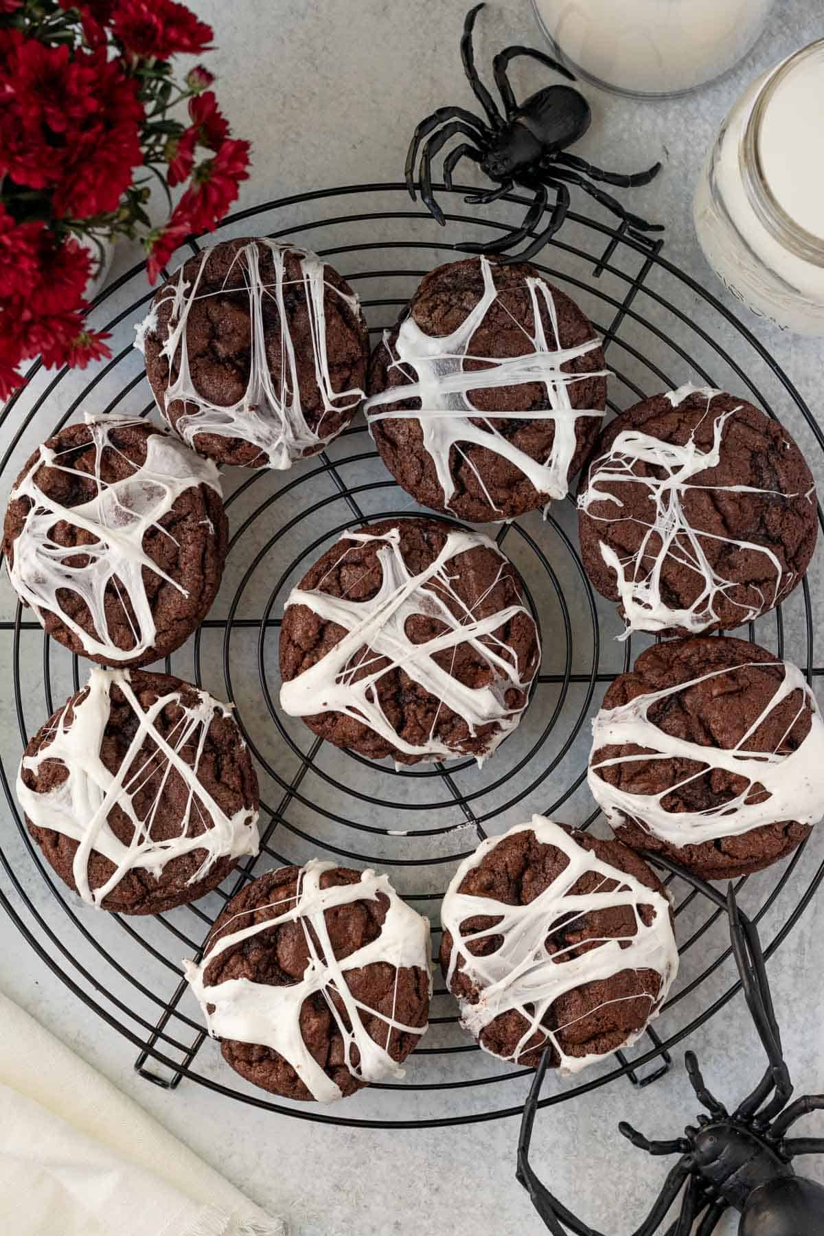Spider Web Cookies