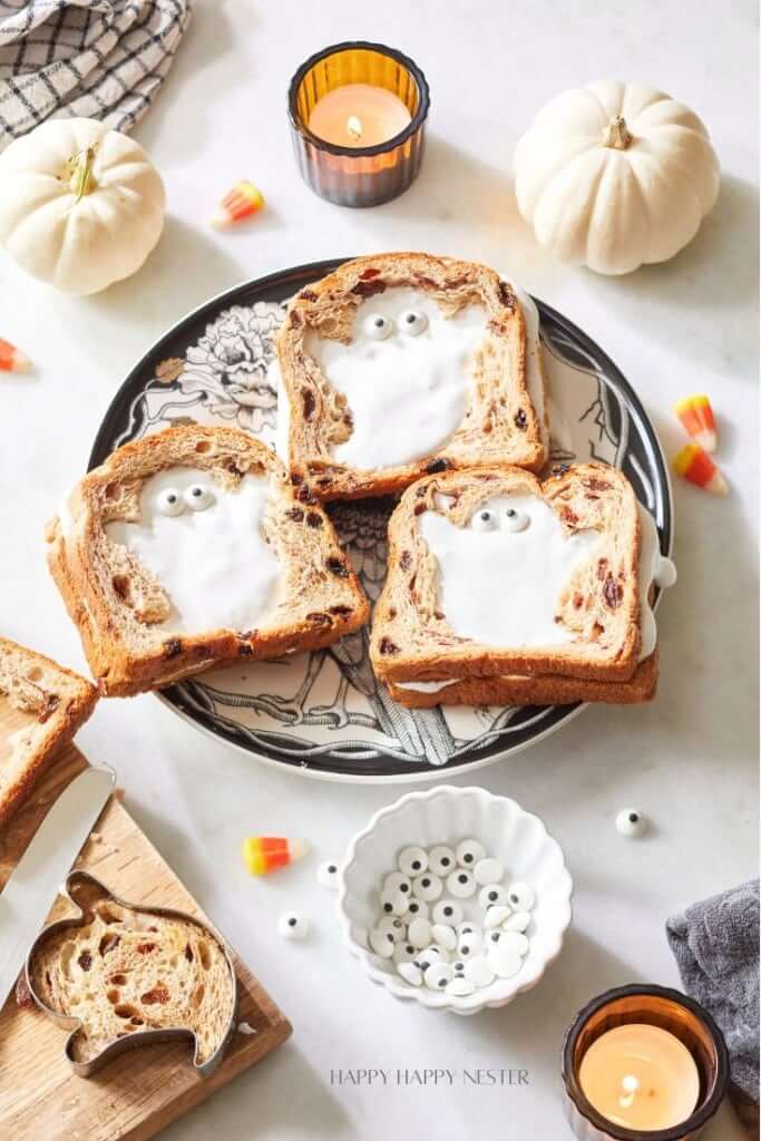 Ghost Halloween Sandwiches