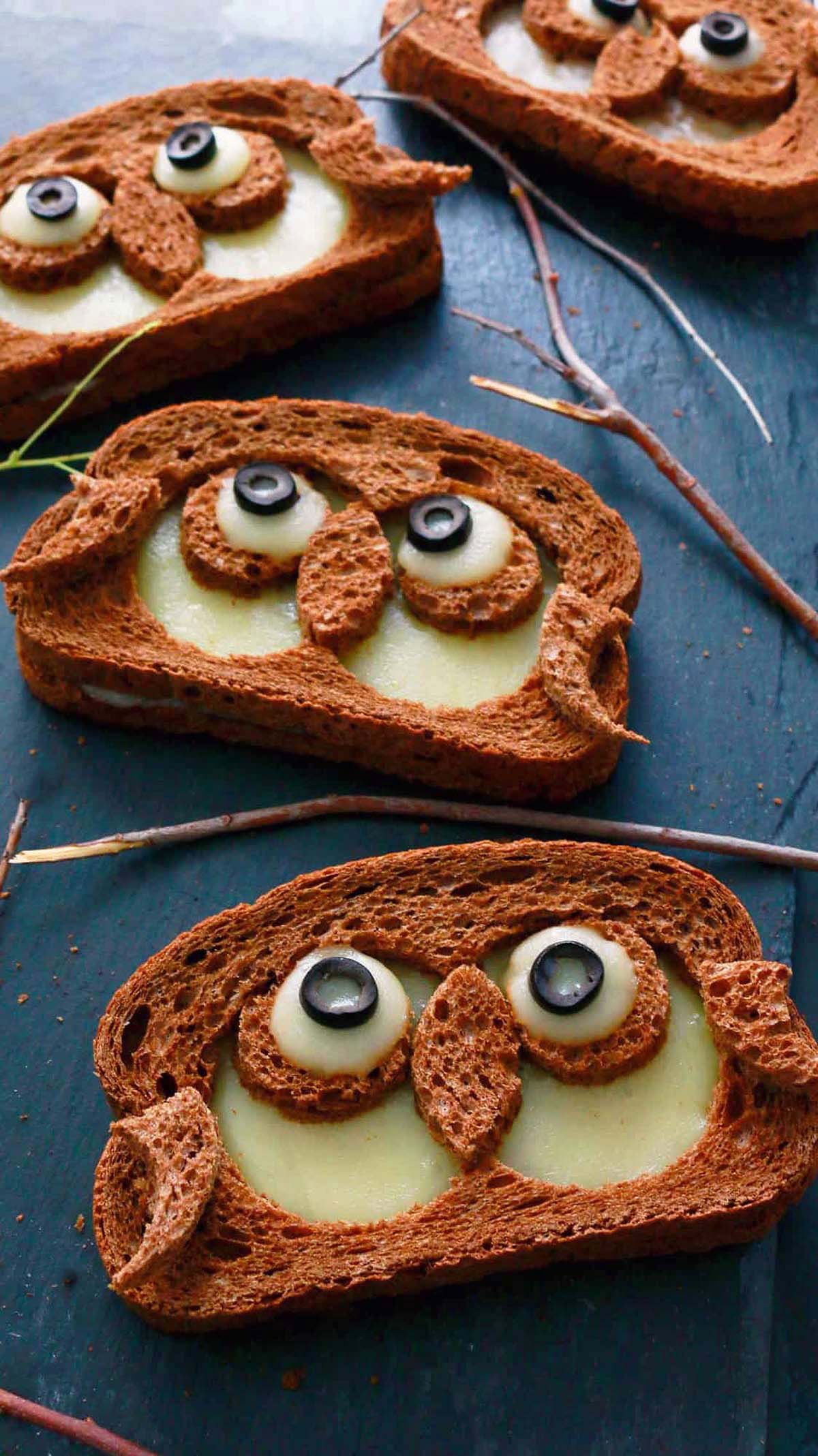 Owl Halloween Sandwich
