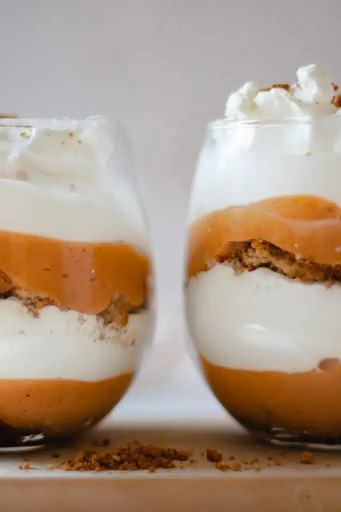 Pumpkin Parfaits With Gingersnap Crust