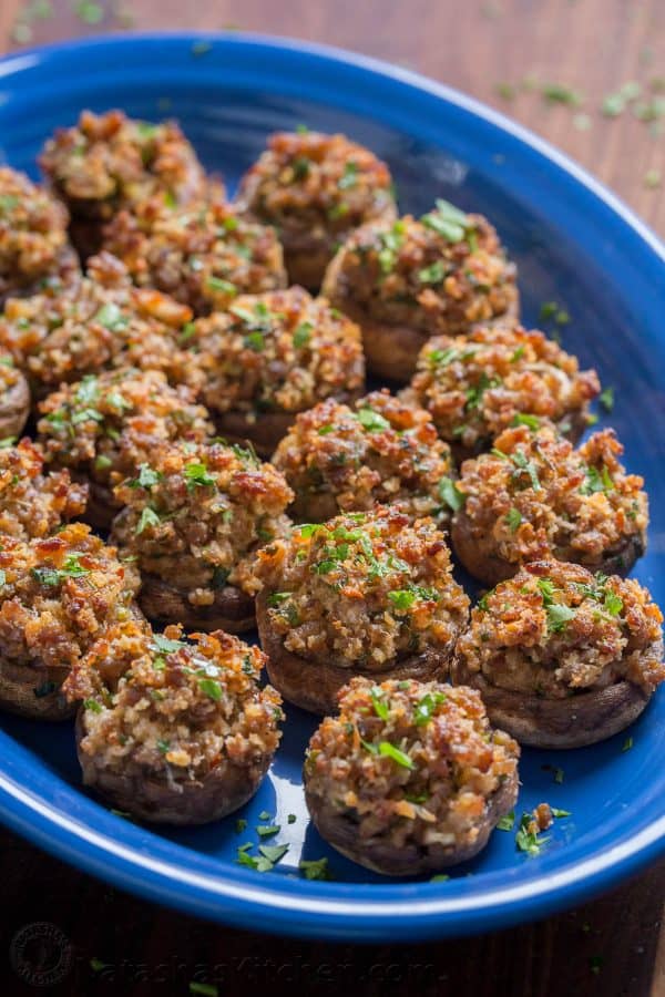 Sausage-Stuffed Mushrooms