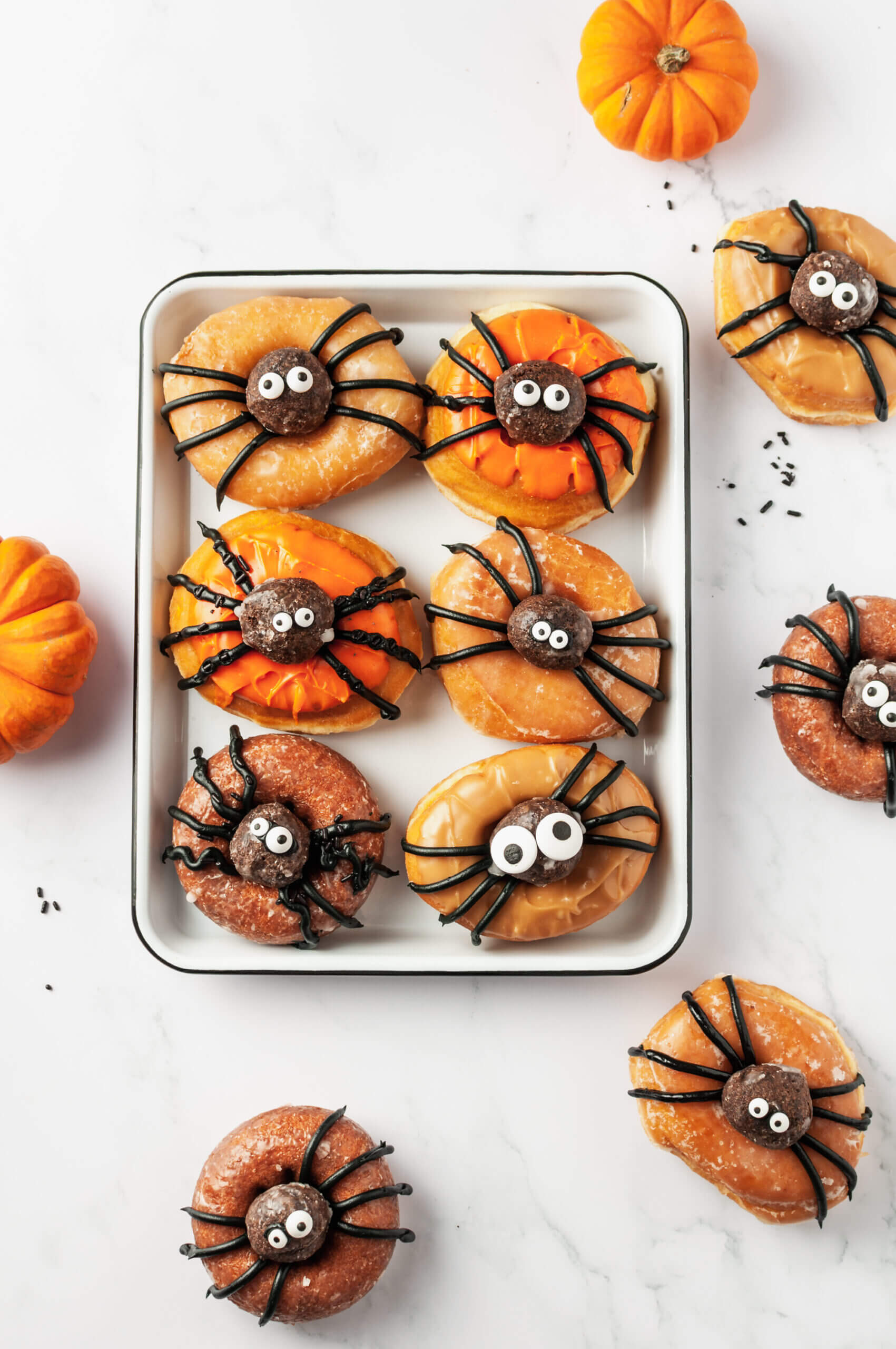 Spider Doughnuts For Halloween