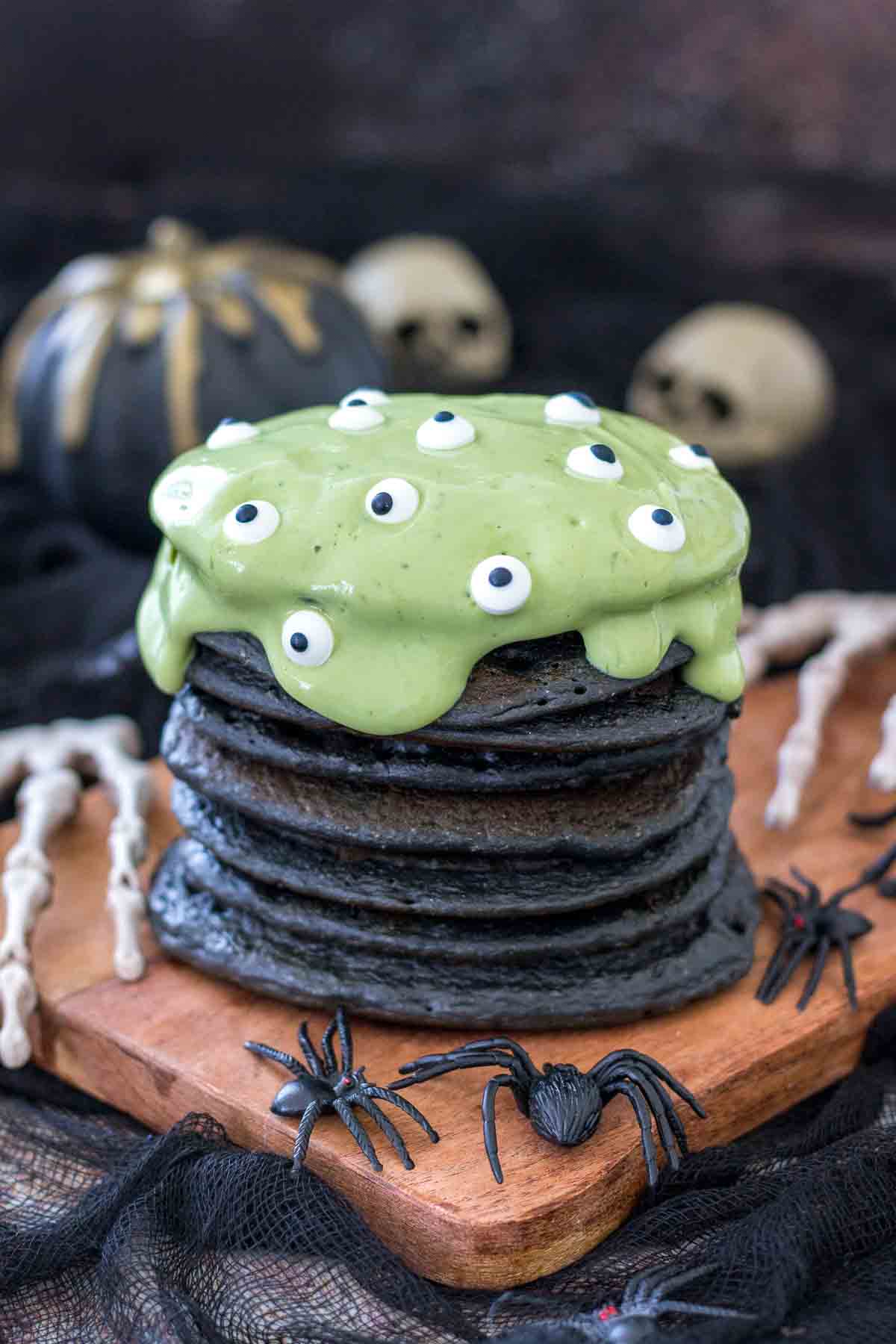 Spooky Halloween Pancakes