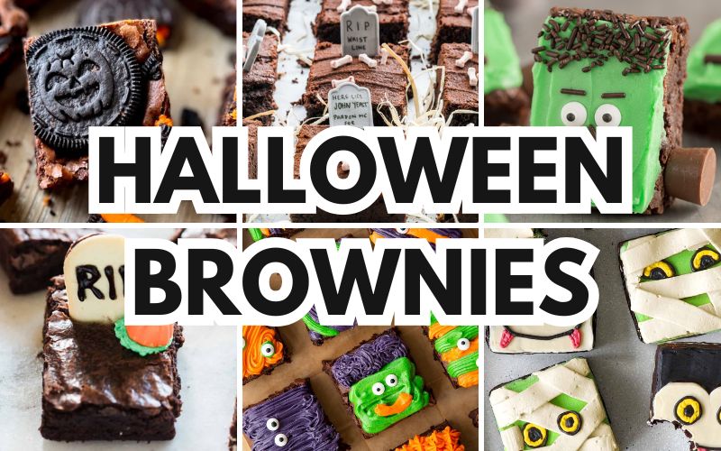 halloween brownies