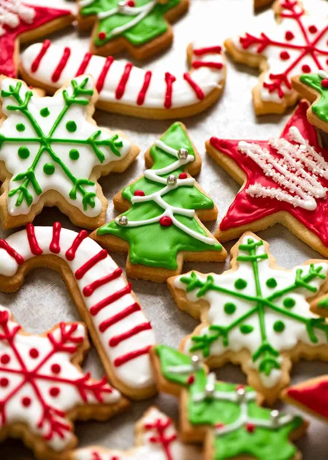 Christmas Cookies (Vanilla Biscuits/Sugar Cookies)