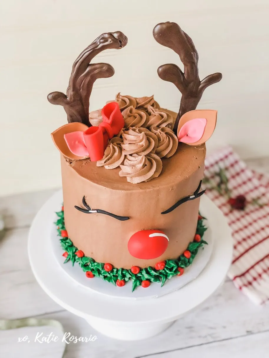 Christmas Reindeer Cake