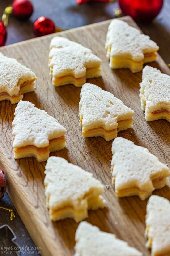 Christmas Tree Sandwiches