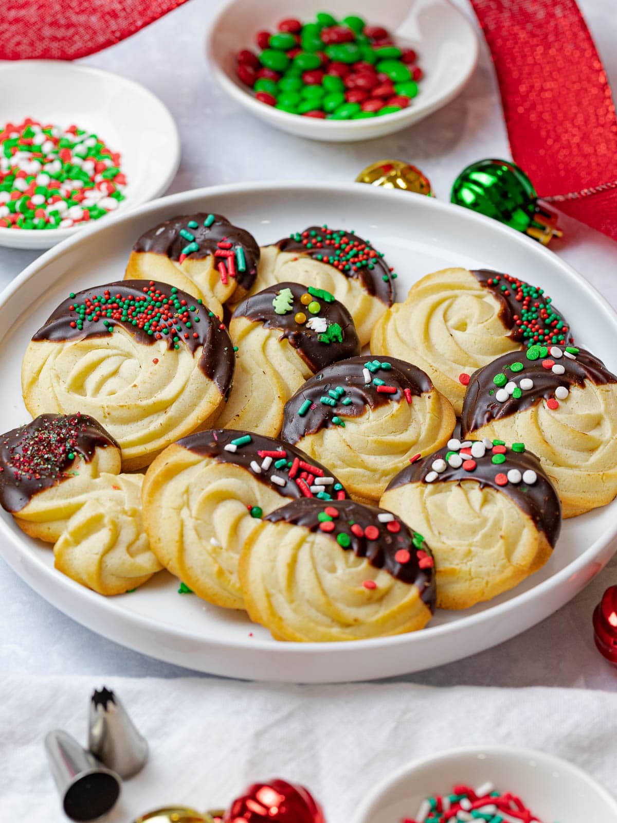 Easy Christmas Butter Cookies - Ready In 20 Minutes