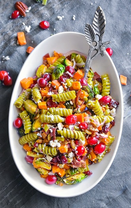 Easy Fall Pasta Salad - Christmas Pasta Salad Recipe