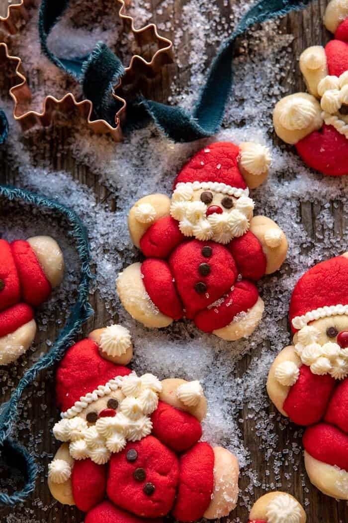 Holly Jolly Santa Cookies