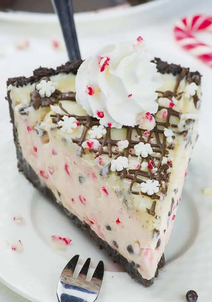 Homemade Candy Cane Pie