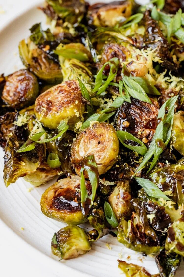 Honey Balsamic Brussels Sprouts