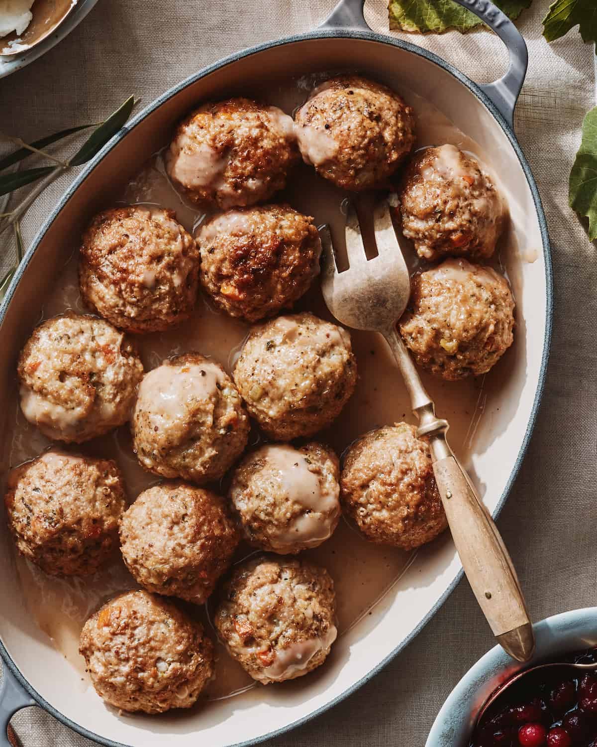 Thanksgiving Turkey Meatballs