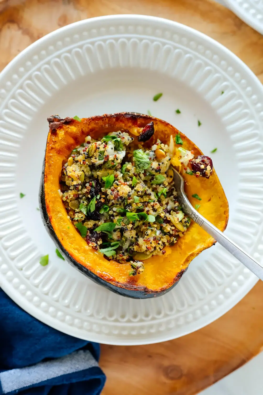 Vegetarian Stuffed Acorn Squash