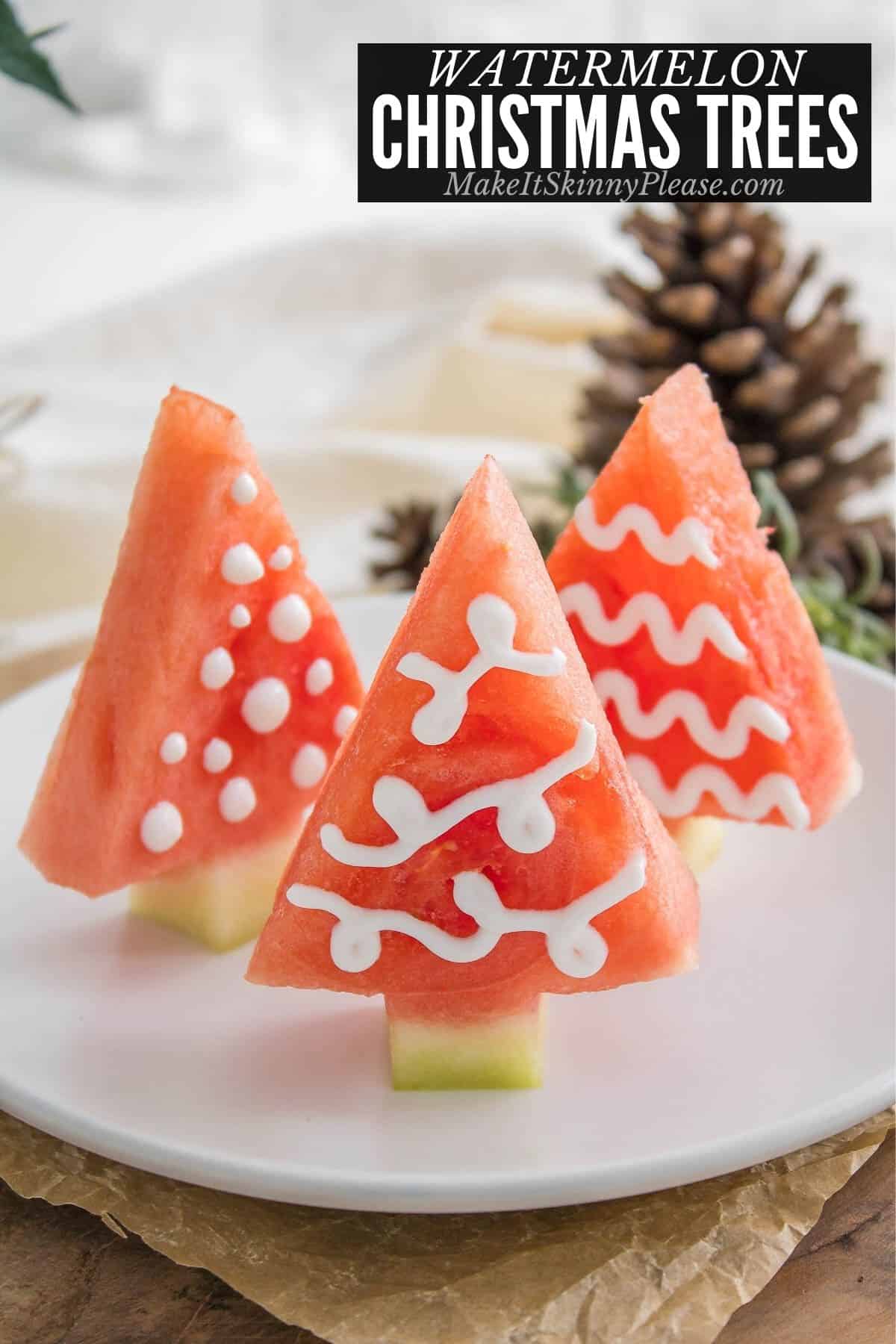 Watermelon Christmas Trees