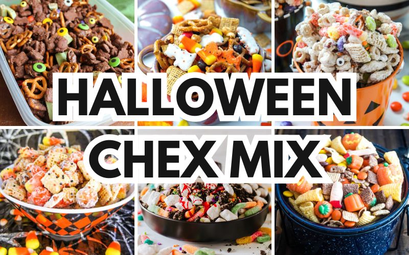 halloween chex mix