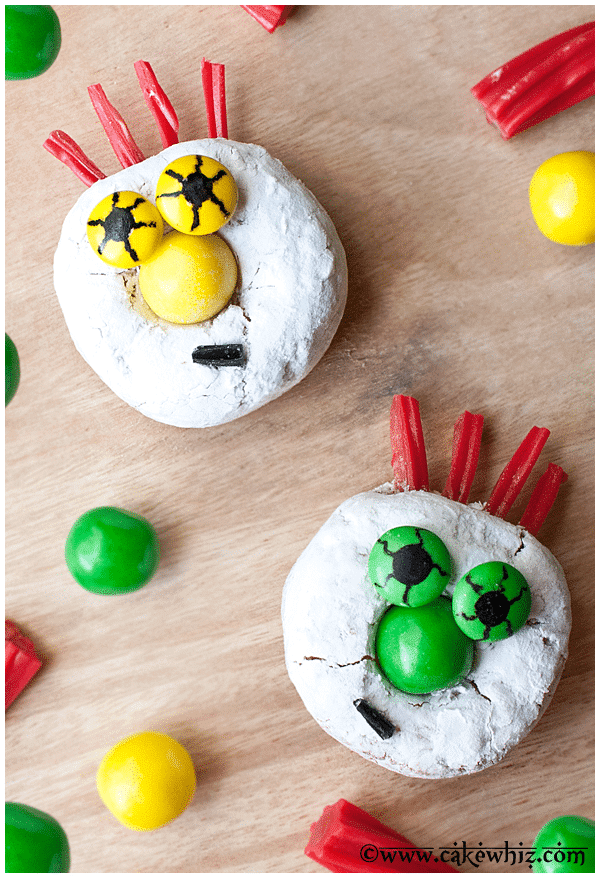 Halloween Monster Donuts