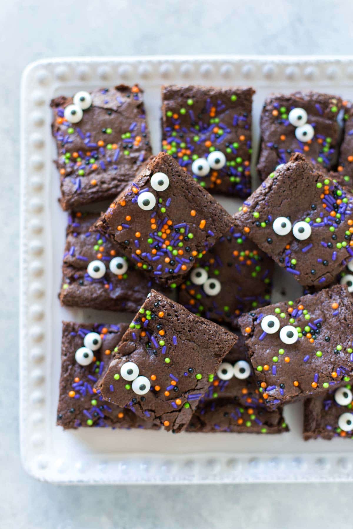 Spooky Eyed Halloween Brownies (Dairy Free)