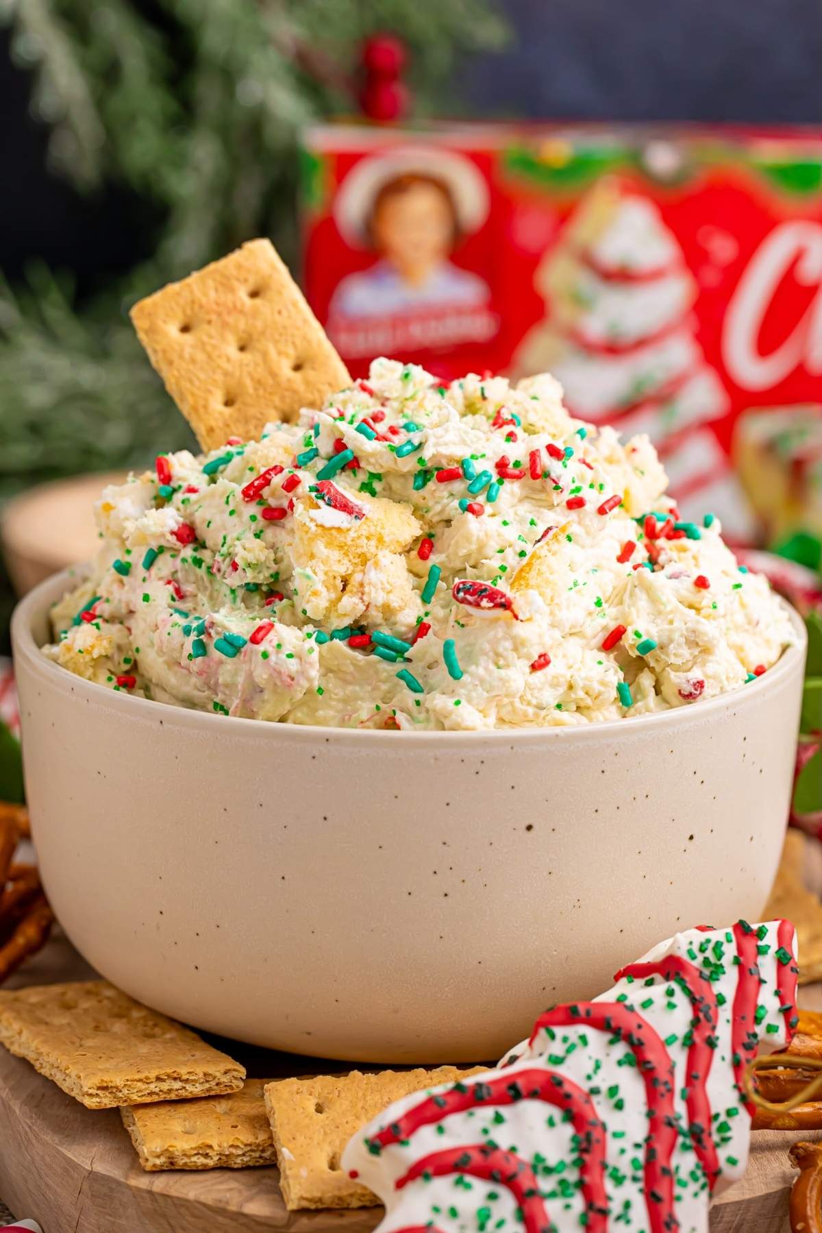 Christmas Tree Cake Dip
