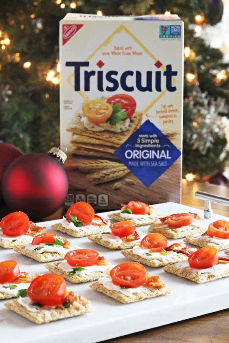 Easy Holiday Triscuit Appetizer