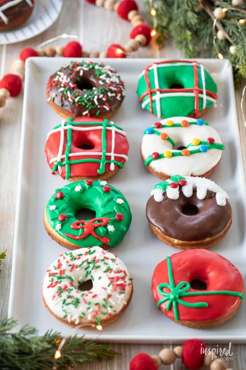 Festive Christmas Donuts