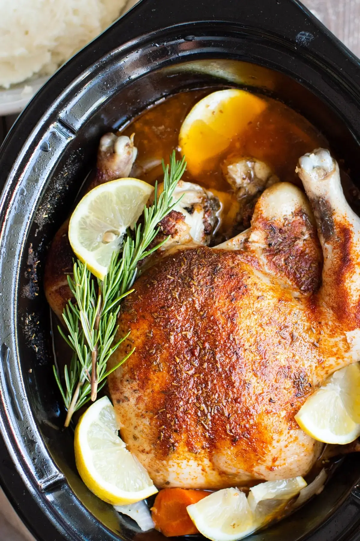 Slow Cooker Whole Chicken