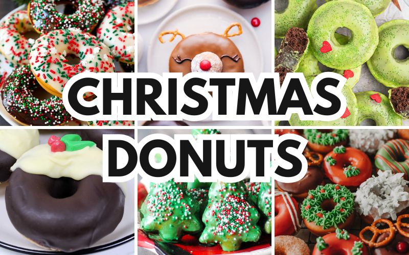 christmas donuts
