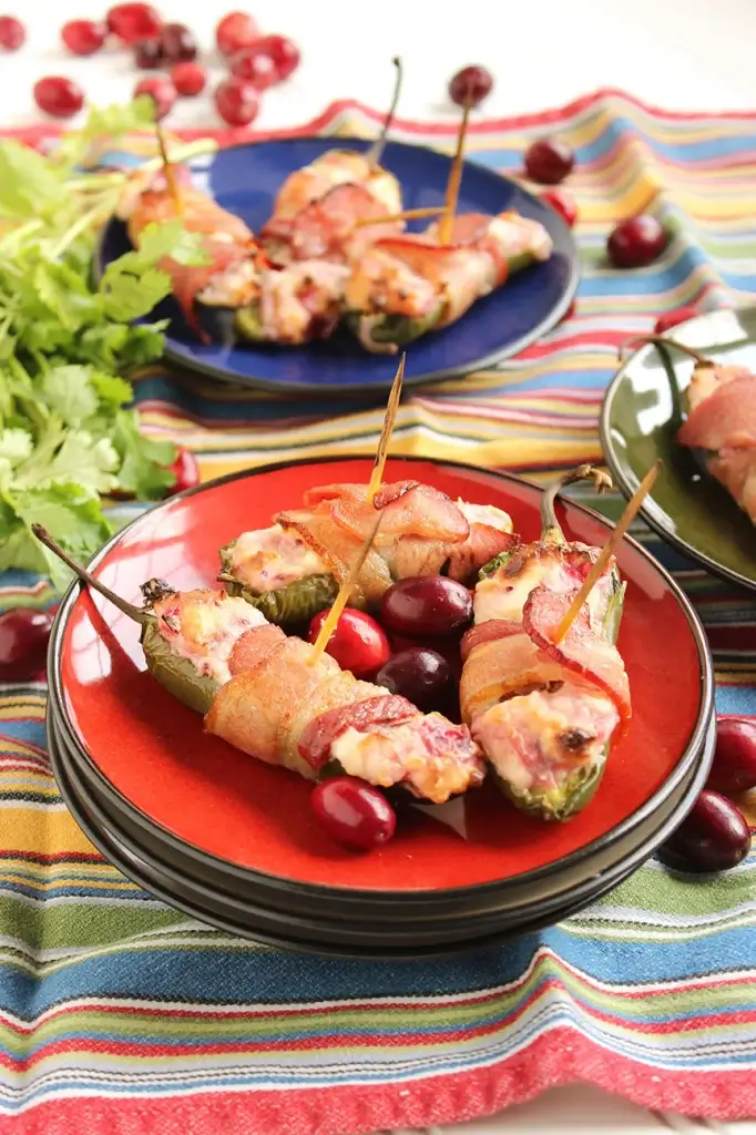 Bacon-Wrapped Cranberry Cream Cheese Jalapeño