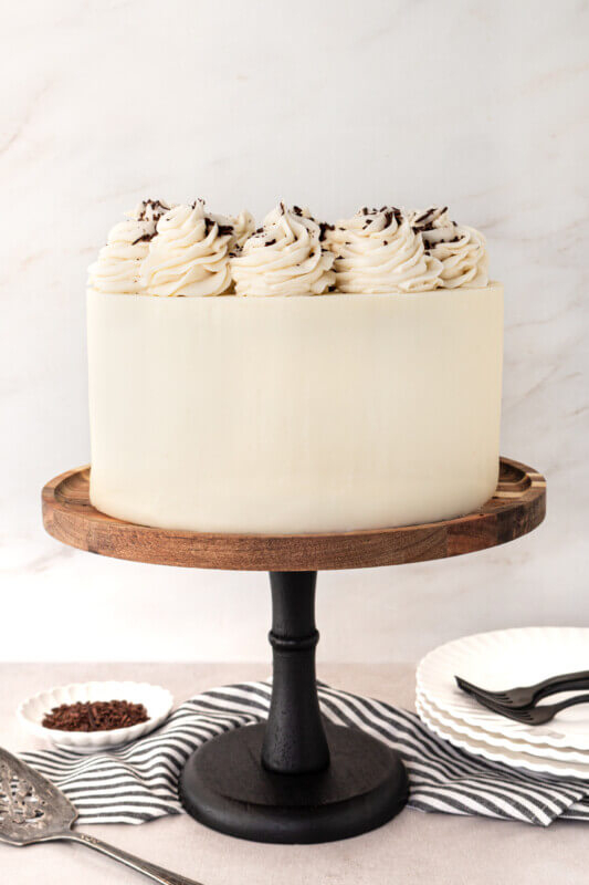 Black and White Cake - The Most Delicious Chocolate Cake With Vanilla Buttercream