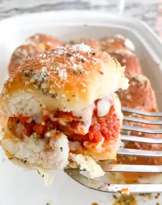 Meatball Sliders On Hawaiian Rolls