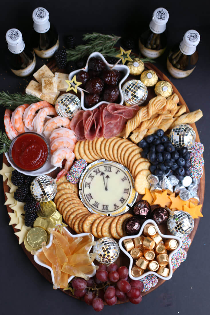 New Year Charcuterie Board