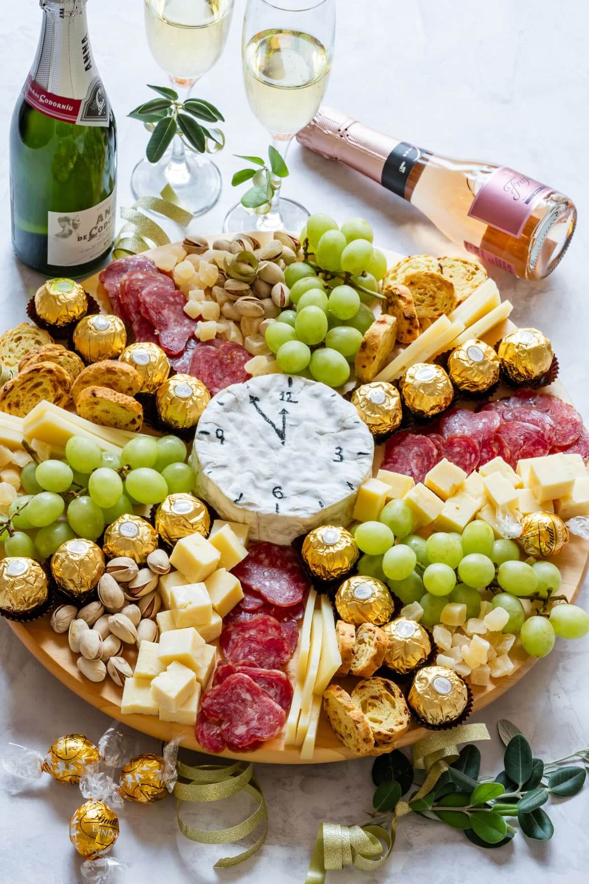 Perfect New Year's Eve Charcuterie Board
