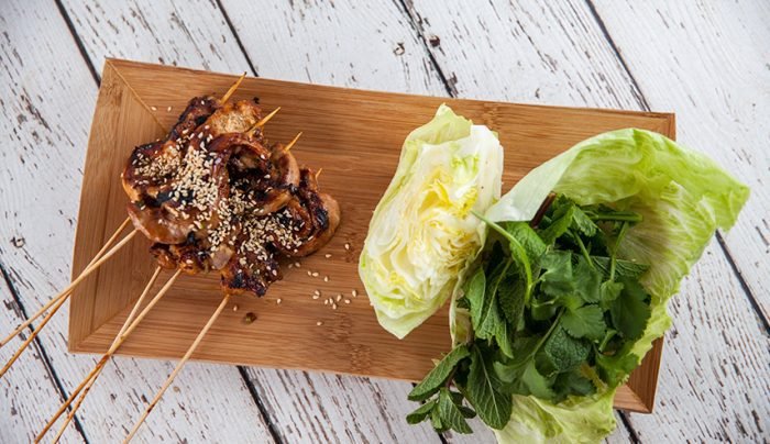 Pork Belly Skewers With Vietnamese Caramel Sauce