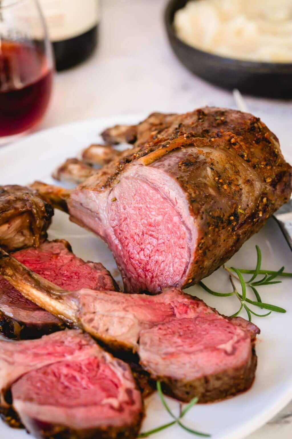Roasted Rack Of Lamb