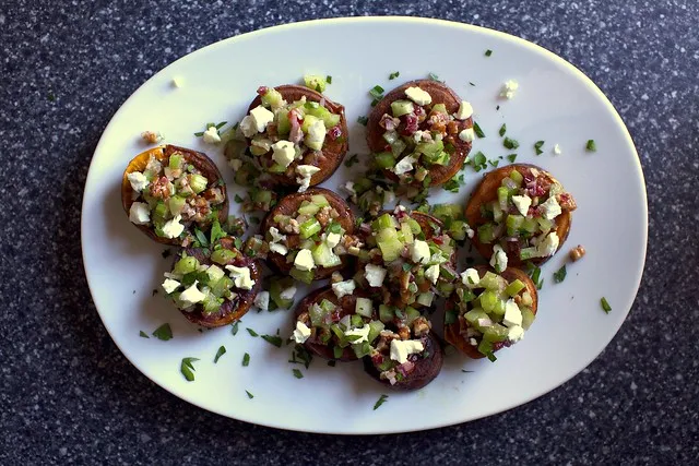 Sweet Potatoes With Pecans And Goat Cheese
