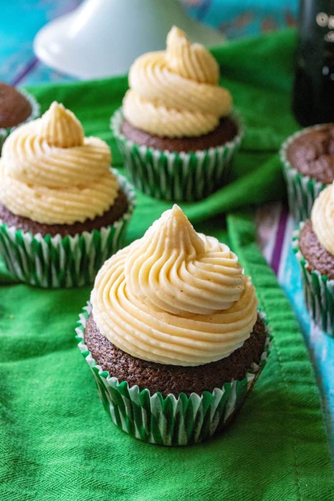 Baileys St. Patrick’s Day Cupcakes