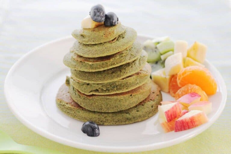 Banana Spinach Pancakes