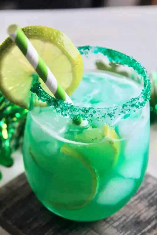 Fresh Lime And Apple Irish Margarita