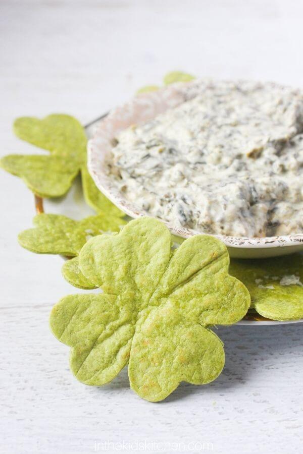 Green Shamrock Tortilla Chips