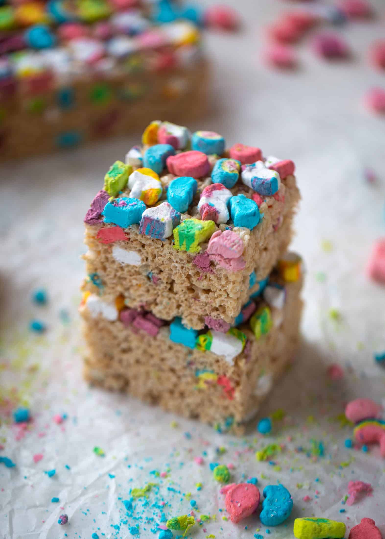 Lucky Charms Rice Krispie Treats