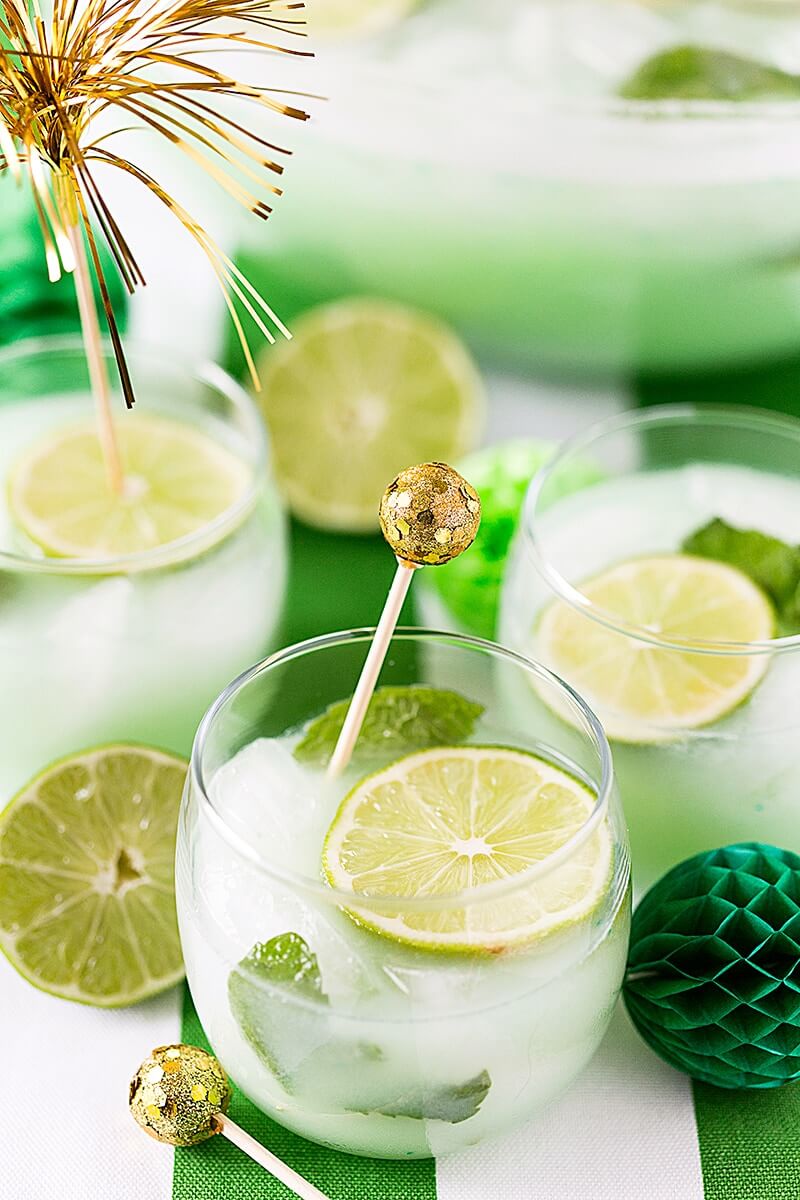 Mojito Sherbet Punch