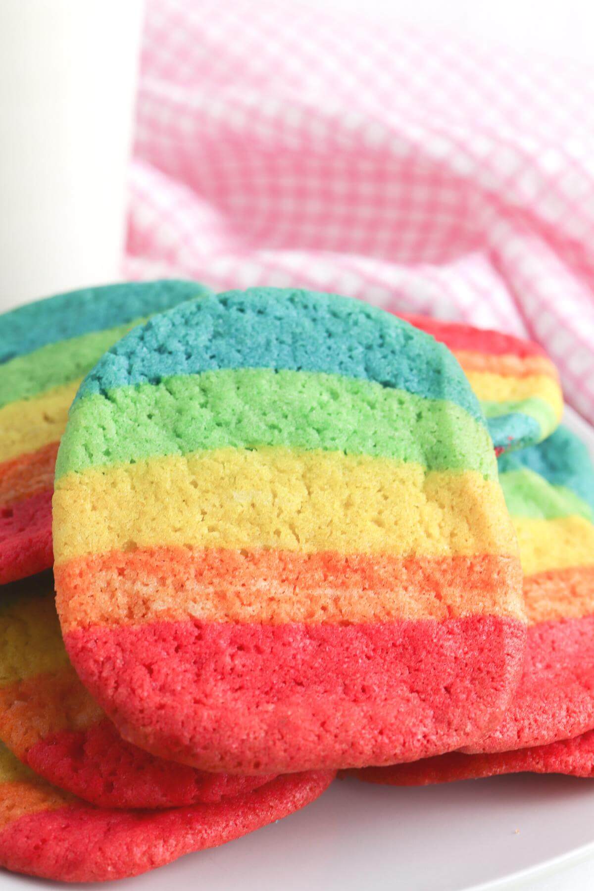 Sliced Rainbow Cookies