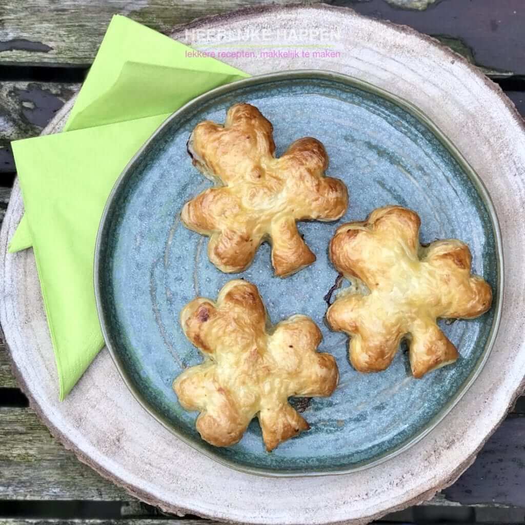 St Patrick's Day Shamrock Pastry