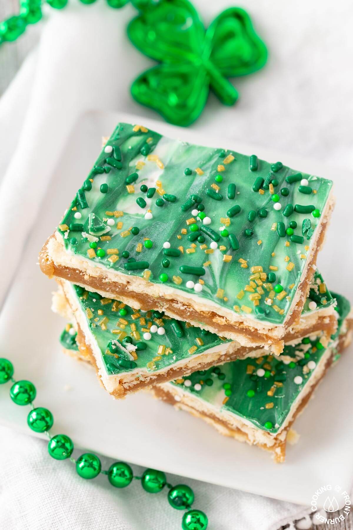 St. Patrick Club Cracker Bars